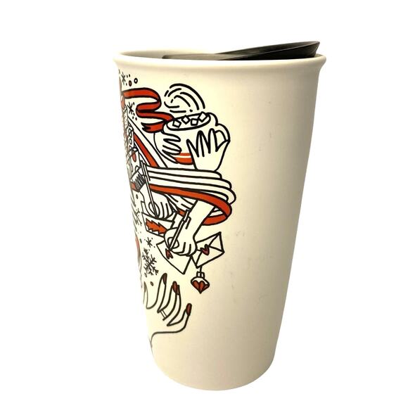 STARBUCKS CERAMIC CHRISTMAS COFFE MUG, COFFE CUP. - Picture 2 of 7